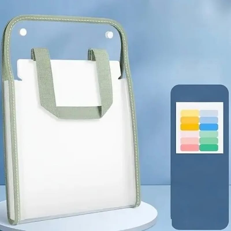 13-Pocket Expandable File Folders with Handles and Labels