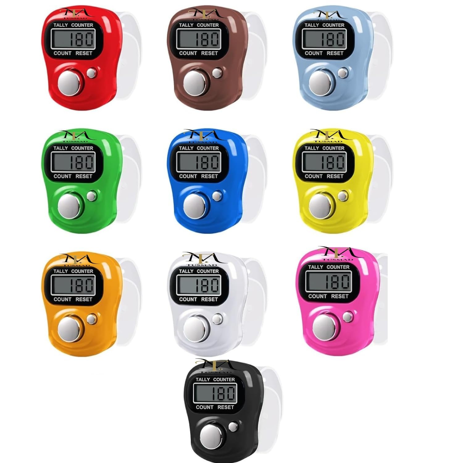 1 Pc Counter for Chanting Mantra  Manual Hand Finger Tally Counters – Digital Electronic Counting Machine, Naam Jap Counter for Cricket, Sports & More