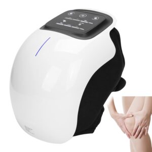 Cordless Knee Massager for Joint Pain, Shoulder, Elbow | 3 Adjustable Heat and Vibration,Red Light Therapy, LED Touch Screen, Cramps, Relieves, Physiotherapy Arthritis for Women and Men
