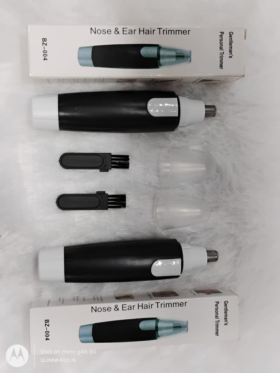 3 in 1 Electric Nose & Ear Hair Trimmer for Men & Women | Dual-edge Blades |Painless Nose and Ear Hair Remover Trimmer Eyebrow Flawless Electronic (Black)