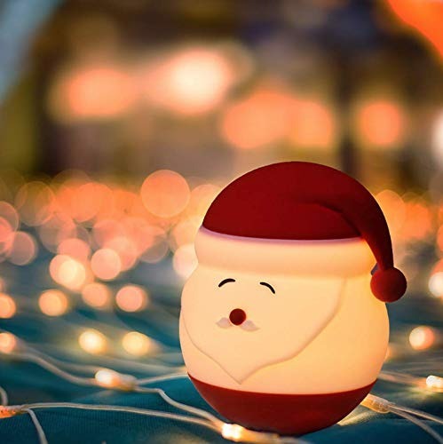 Silicone Christmas Santa Claus LED Nigh