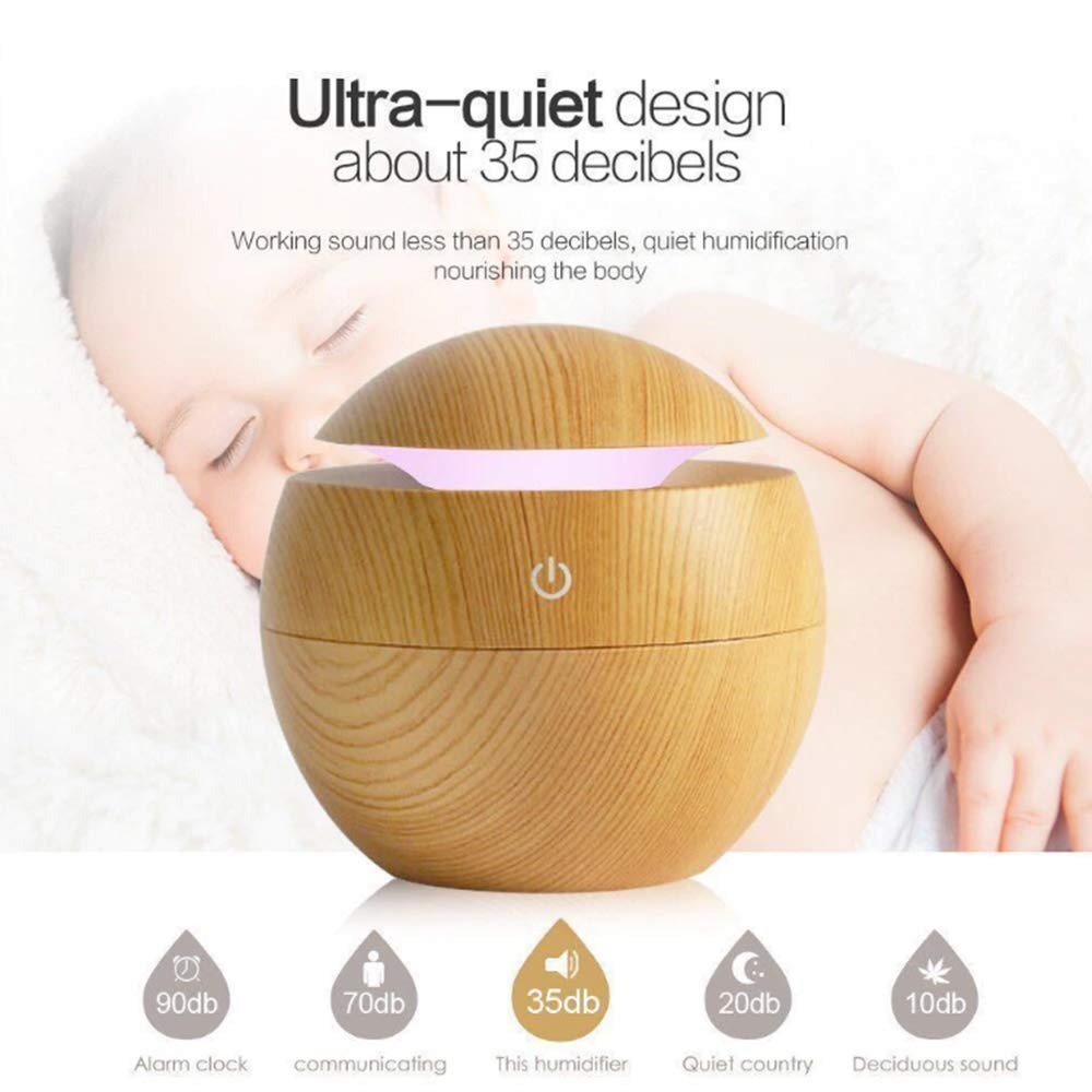 Wooden Cool Mist Humidifiers Aroma Diffuser