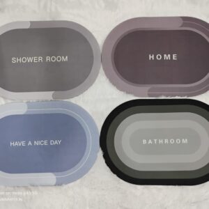Bathroom Floor Mat ROUND PLAIN