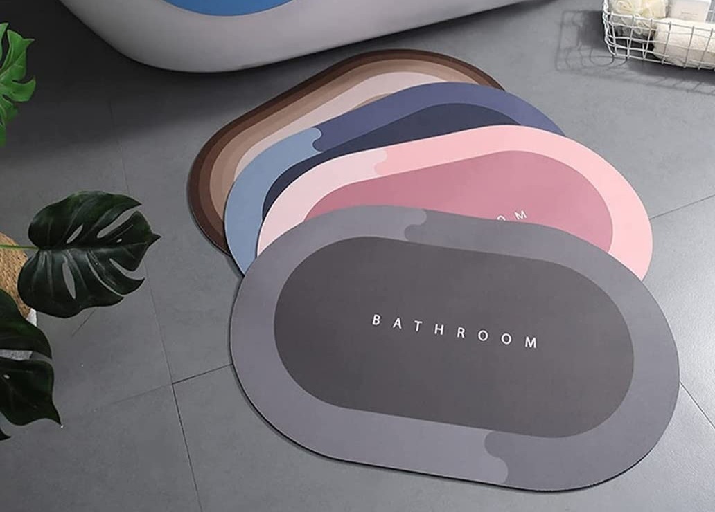 Bathroom Floor Mat ROUND PLAIN