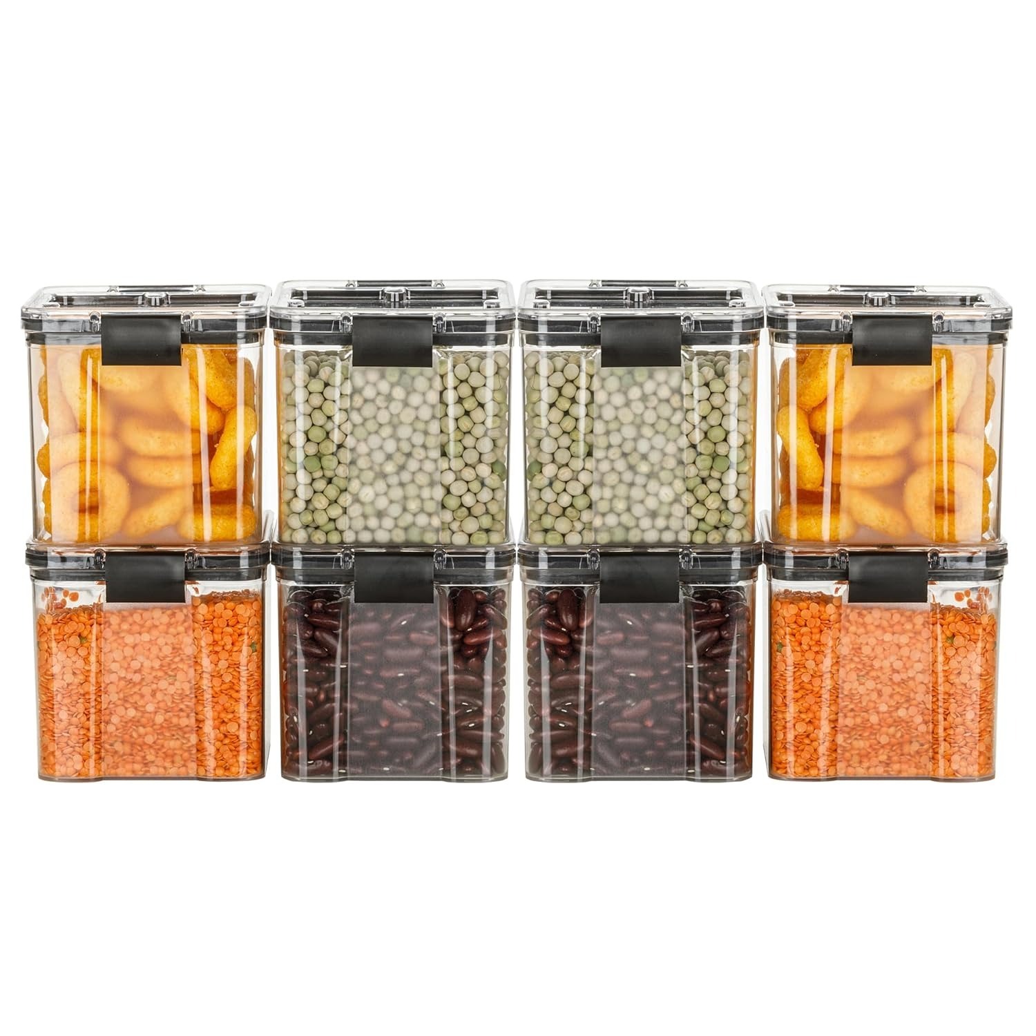700ml Air-Tight Containers Set| Kitchen Containers Set | Kitchen Organizer | Kitchen Accessories Items | Fridge storage boxes| Kitchen Dabba Set | nuts box storage