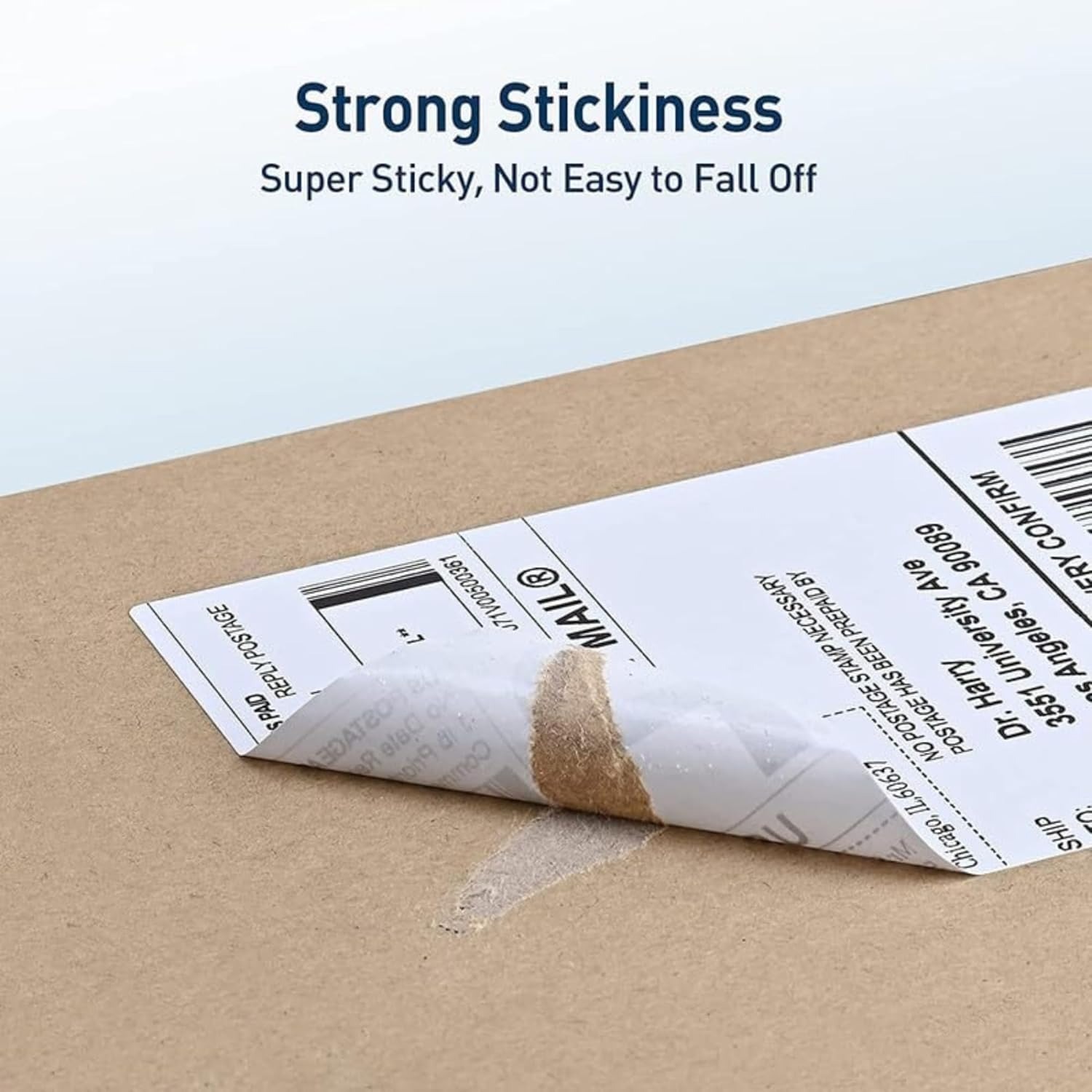100mm x 150mm Direct Thermal Shipping Labels, 4"x 6" Sticker Rolls, 400 Labels per Roll, Strong Adhesive, Barcode Compatible for E-Commerce Couriers - Pack of 1 (400 Labels)