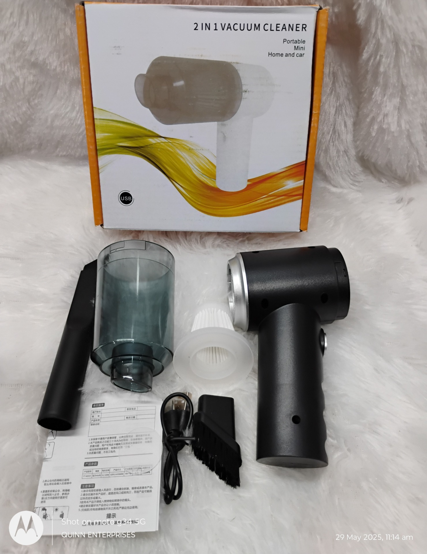 2 in1 vacuum cleaner