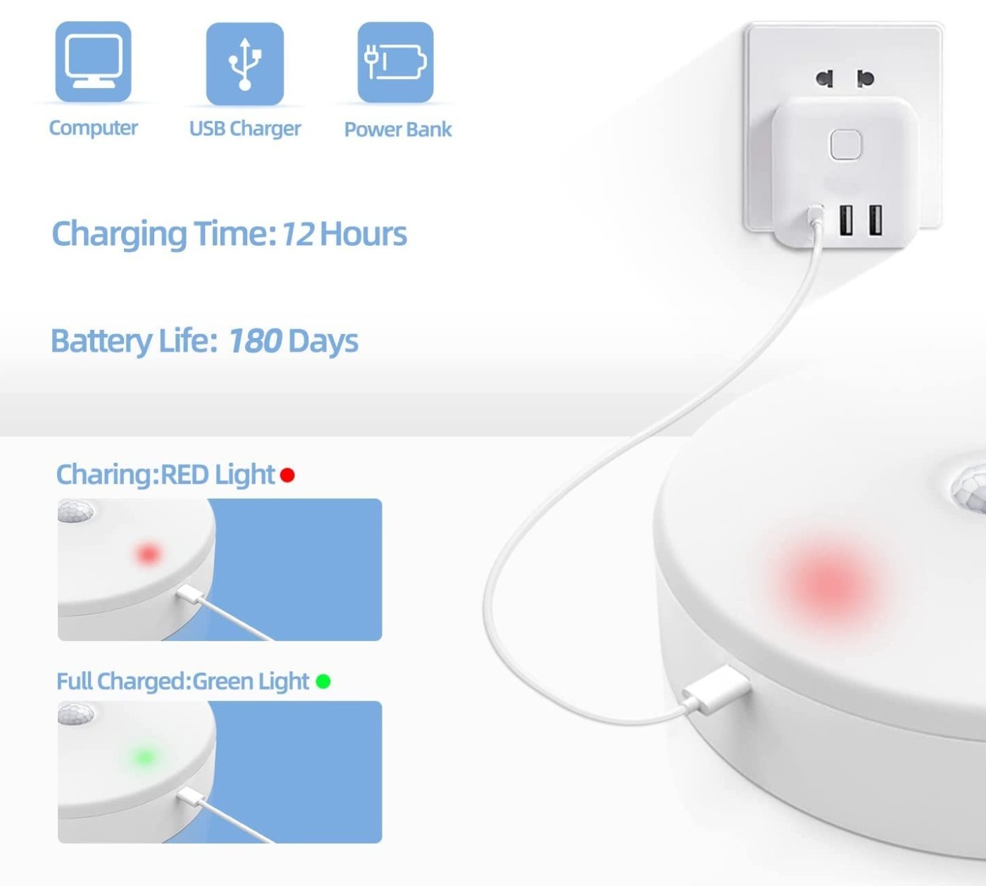 Sensor Induction Light WithButton