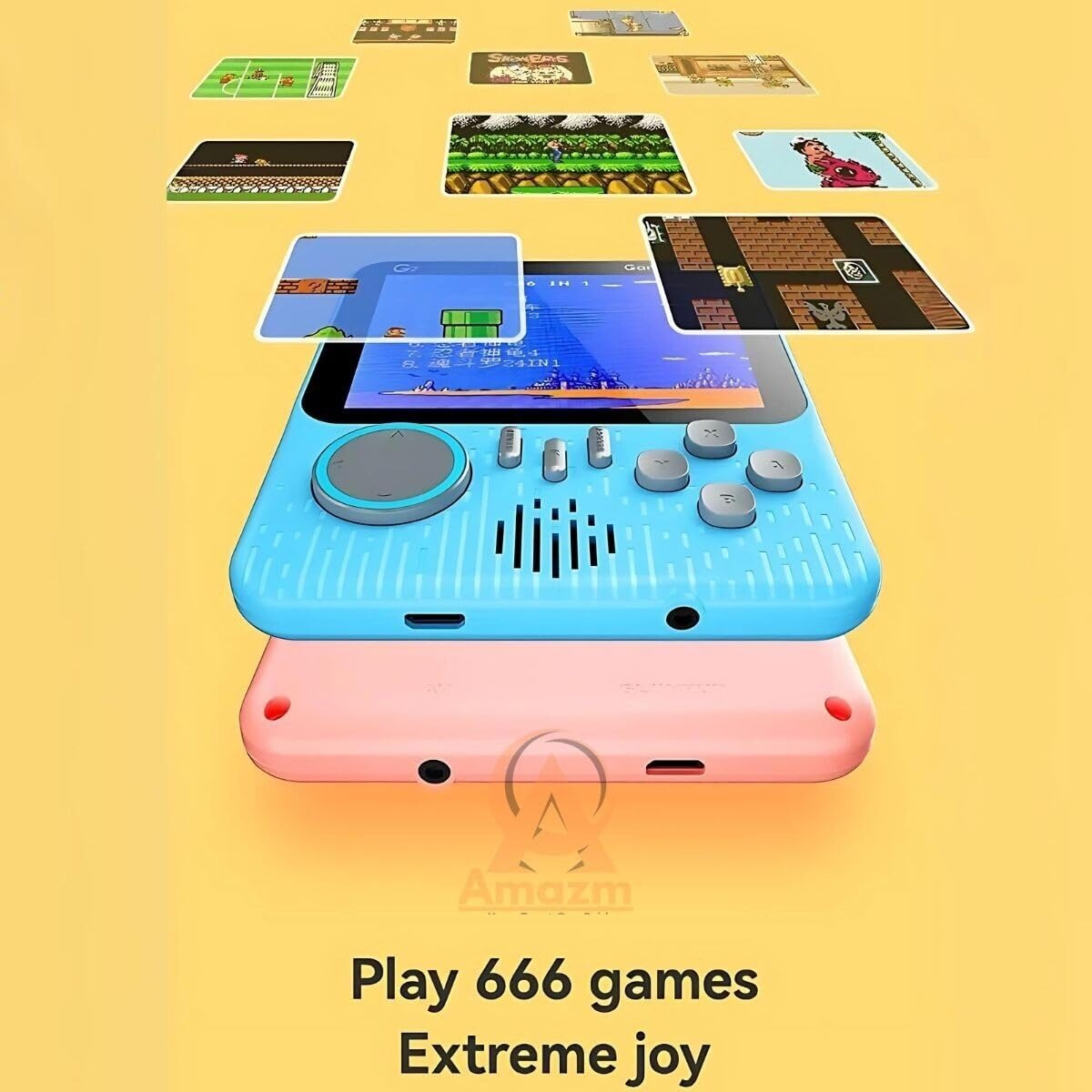 G-7 Mini Retro Classic Video Game System - 3.5 Inch Colourful LCD Screen