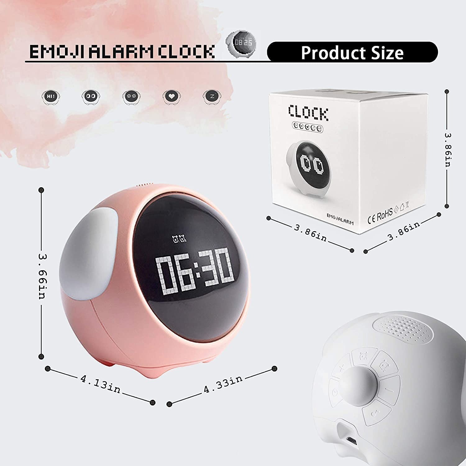 Alarm Clock for Students with Adjustable Brightness