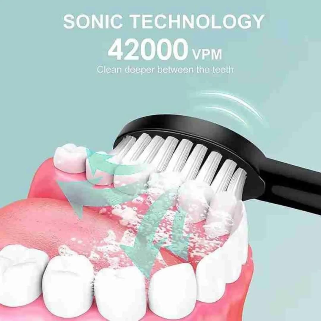 X3 Sonic Electric Toothbrush Rechargeable – Deep Cleaning, Whitening, Gum Care, USB Fast Charging Electric Toothbrush for Adults