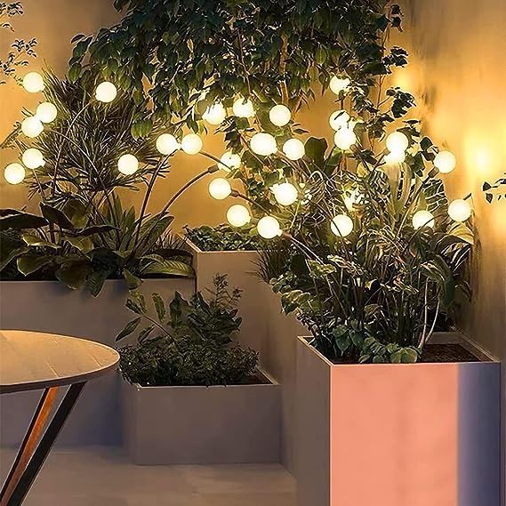Solar Powered Fireflies with 8 LED