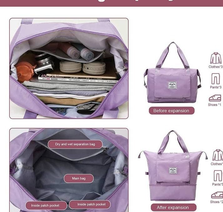 Travel Folding Waterproof Bag Expandable