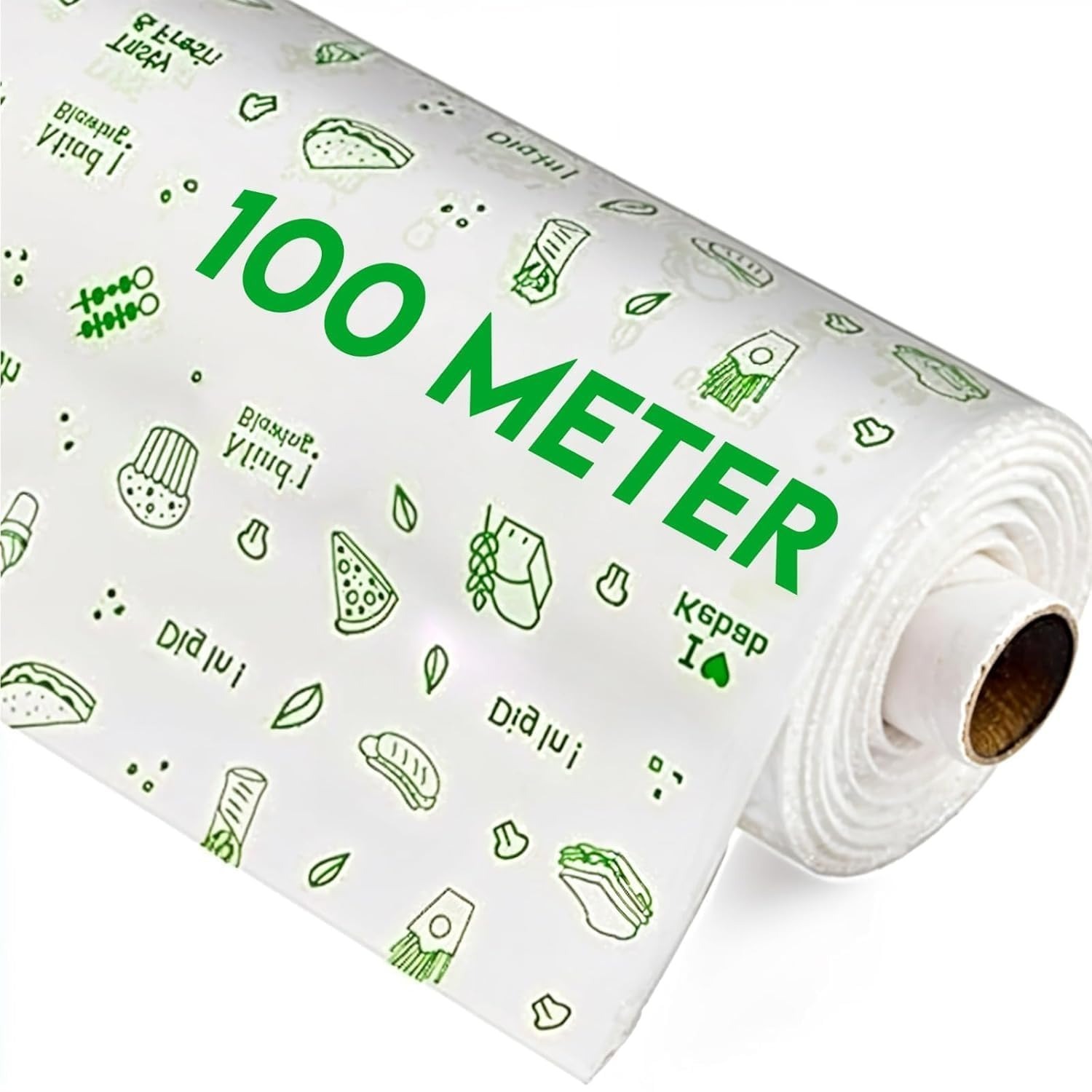 Butter Paper Roll for Kitchen Food Wrap - Premium Non-Stick Butter Wrapping Paper | Used for Roti Wrapping | Parchment Paper for Kitchen Food Wrap & Oil Absorption (50mtr)