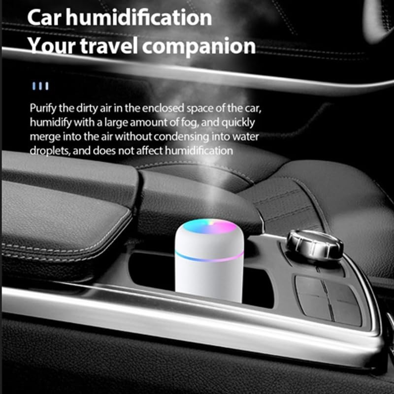 Essential Oil Diffuser Humidifier For Room - Best Car, Home, Office Perfect Birthday, 300 Ml