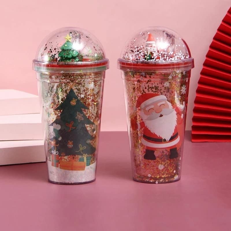 Christmas Glitter Sipper | Christmas sipper