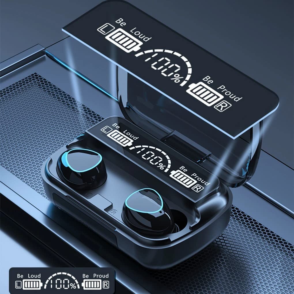 M10 Splashproof TWS True wirless in Ear Earbuds LED Power Display Bluetooth Earphone Headset
