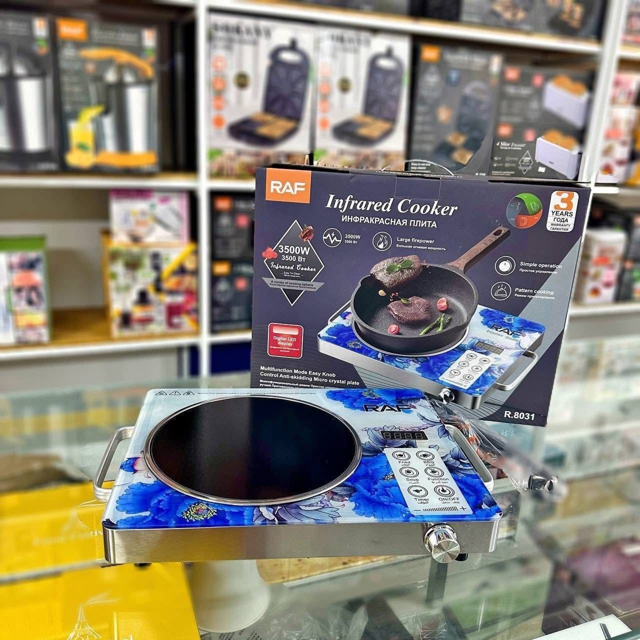 RAF New Electric 3500W Touch Control Cooking Stove Heating Radiant Infrared Cooker