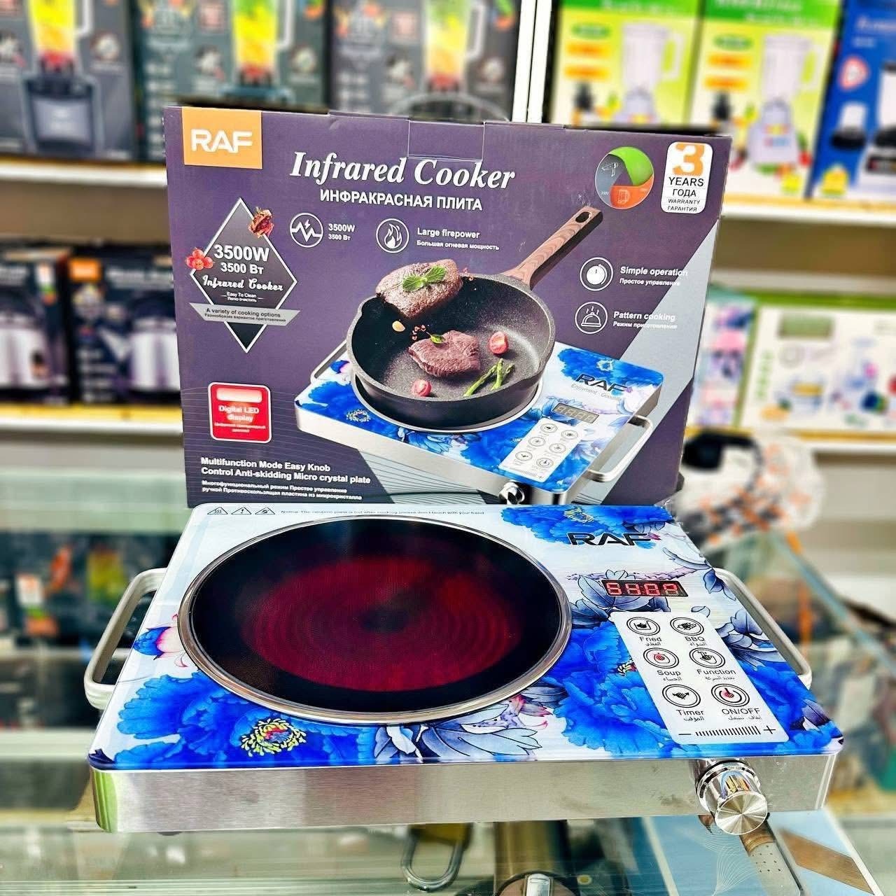 RAF New Electric 3500W Touch Control Cooking Stove Heating Radiant Infrared Cooker