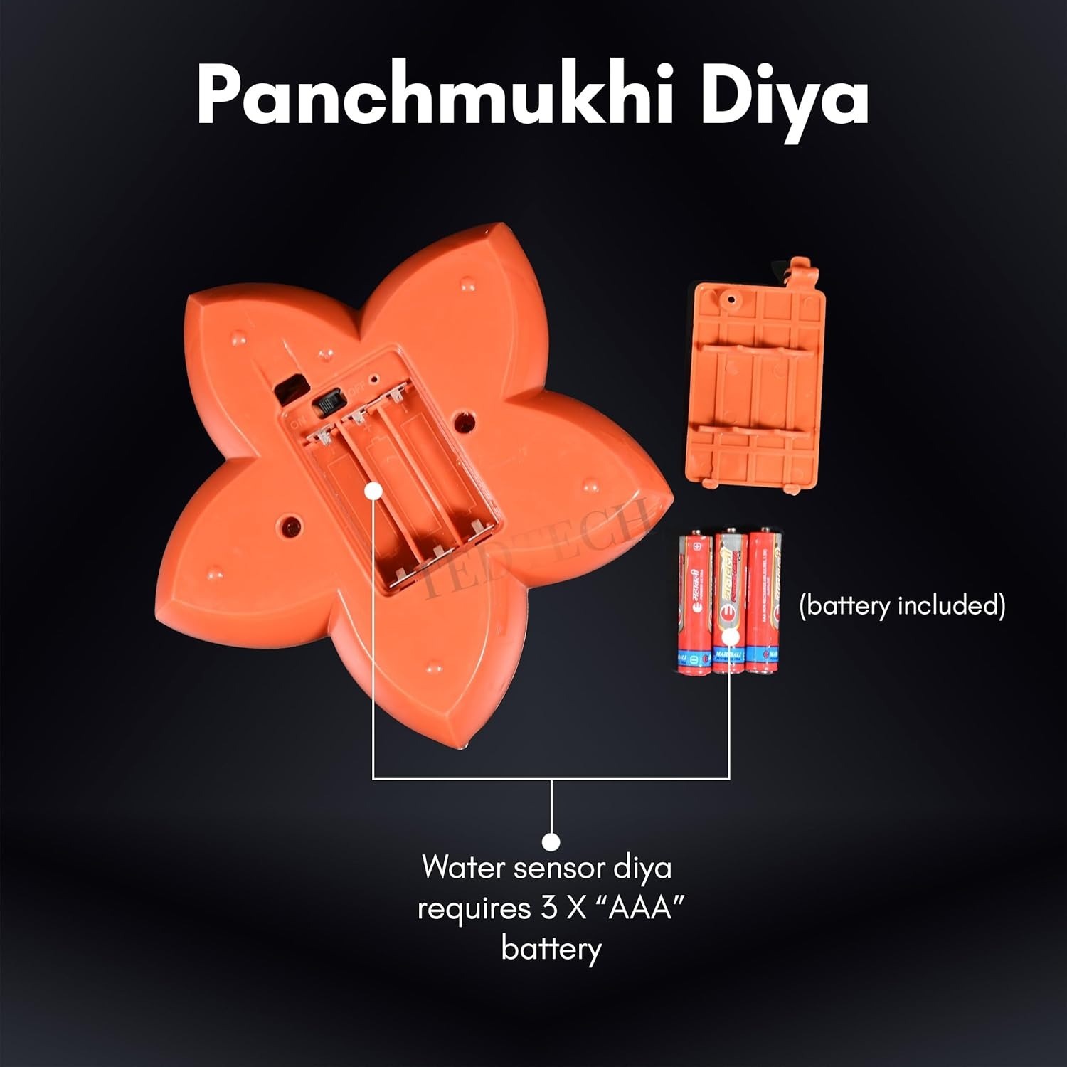 Panchmukhi Water Sensor Diya