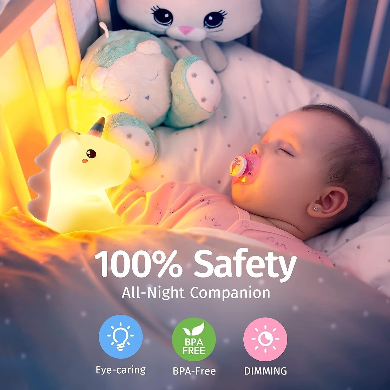 Silicone Unicorn Lamp