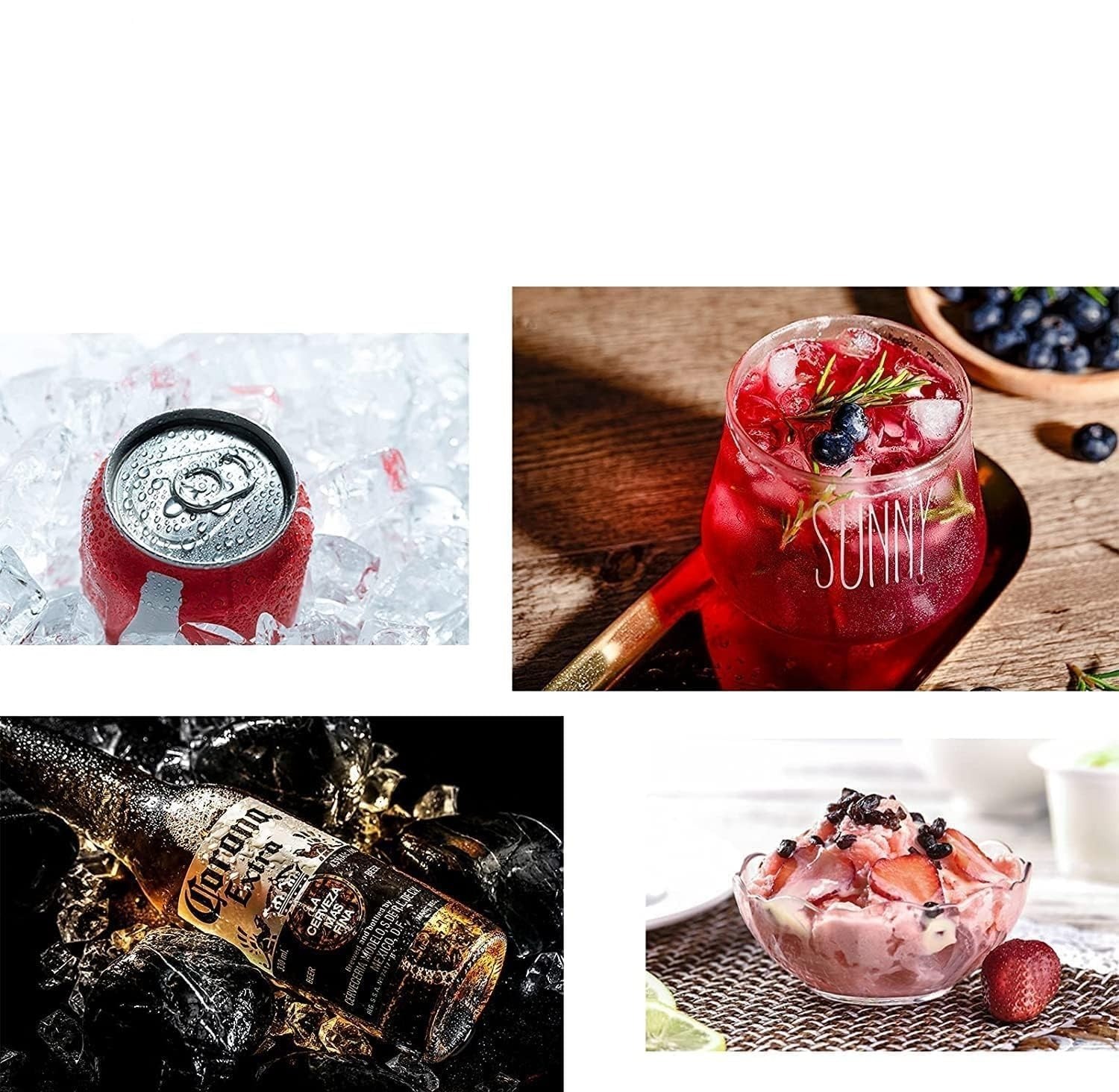 Pop Up Ice Cube Trays for Freezer with Lid | Easy Release Flexible Silicone Bottom | 21 Cavity Pop Up Ice Cube Trays | Round Ice Cubes Maker for Freezer/Cocktail
