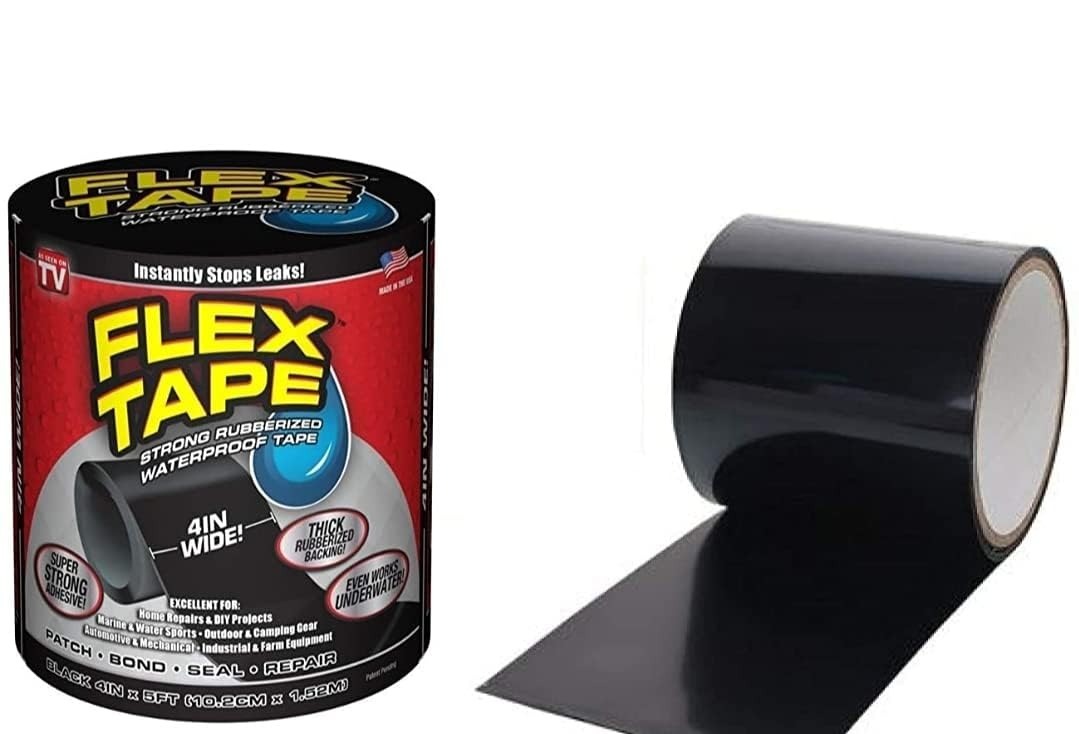 Flex Tape Waterproof Rubberized Sealing and Bonding Tape Black color