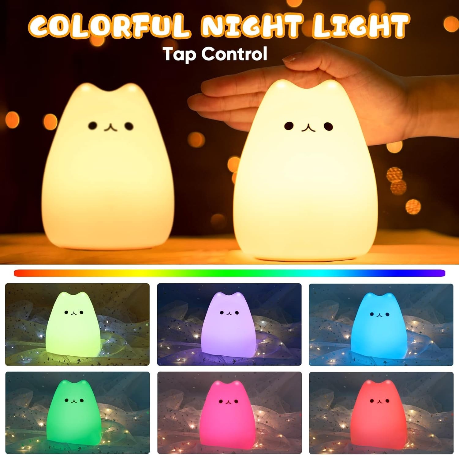 Cat Lamp Cute Night Light