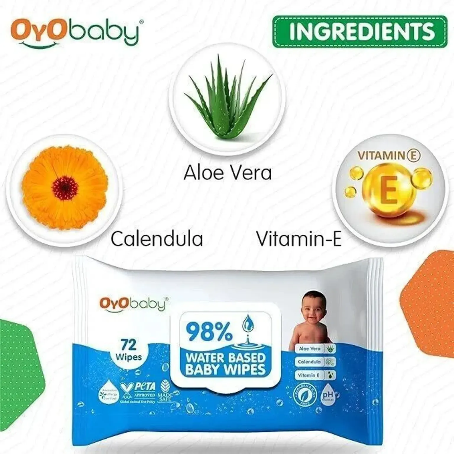 OYO BABY Pure Water Wipes for New Born Babies with Lid | Offers Combo Wet Wipes | Baby Water Wipes for Baby's
