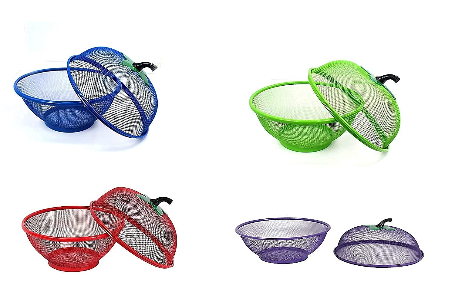 Apple Shape Net Fruits & Vegetables Basket For Kitchen, Fruit Basket With Net Cover, Fruit And Vegetable Stand Basket, Fruit Net Cover (Multi Colour)