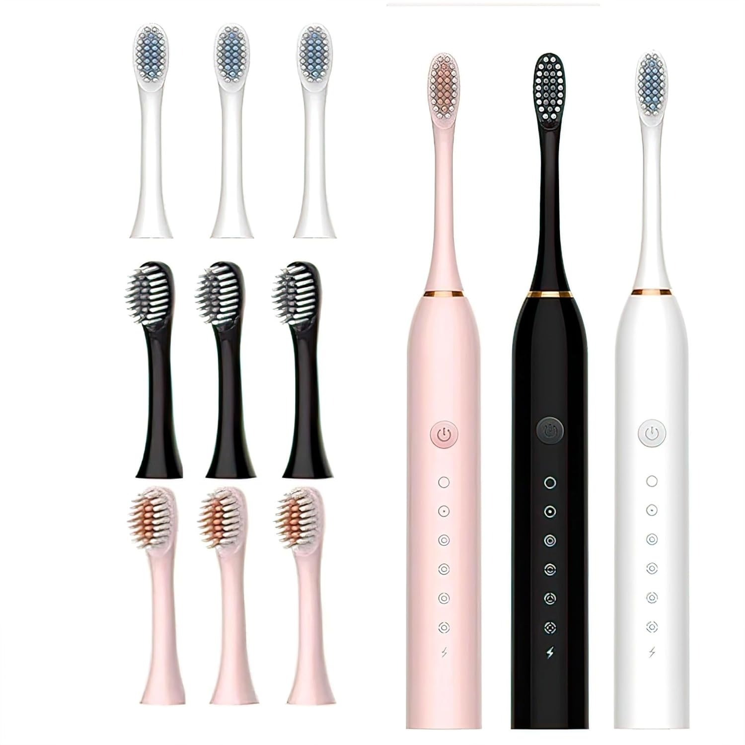 X3 Sonic Electric Toothbrush Rechargeable – Deep Cleaning, Whitening, Gum Care, USB Fast Charging Electric Toothbrush for Adults