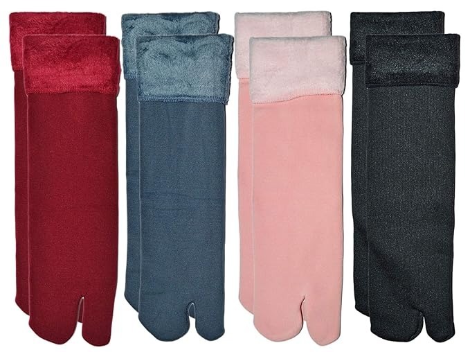 Winter Thermal Toe Dark Colour Wool Heavy Duty Warm Ankle Length Anklet Socks Women/Girls Winter Socks