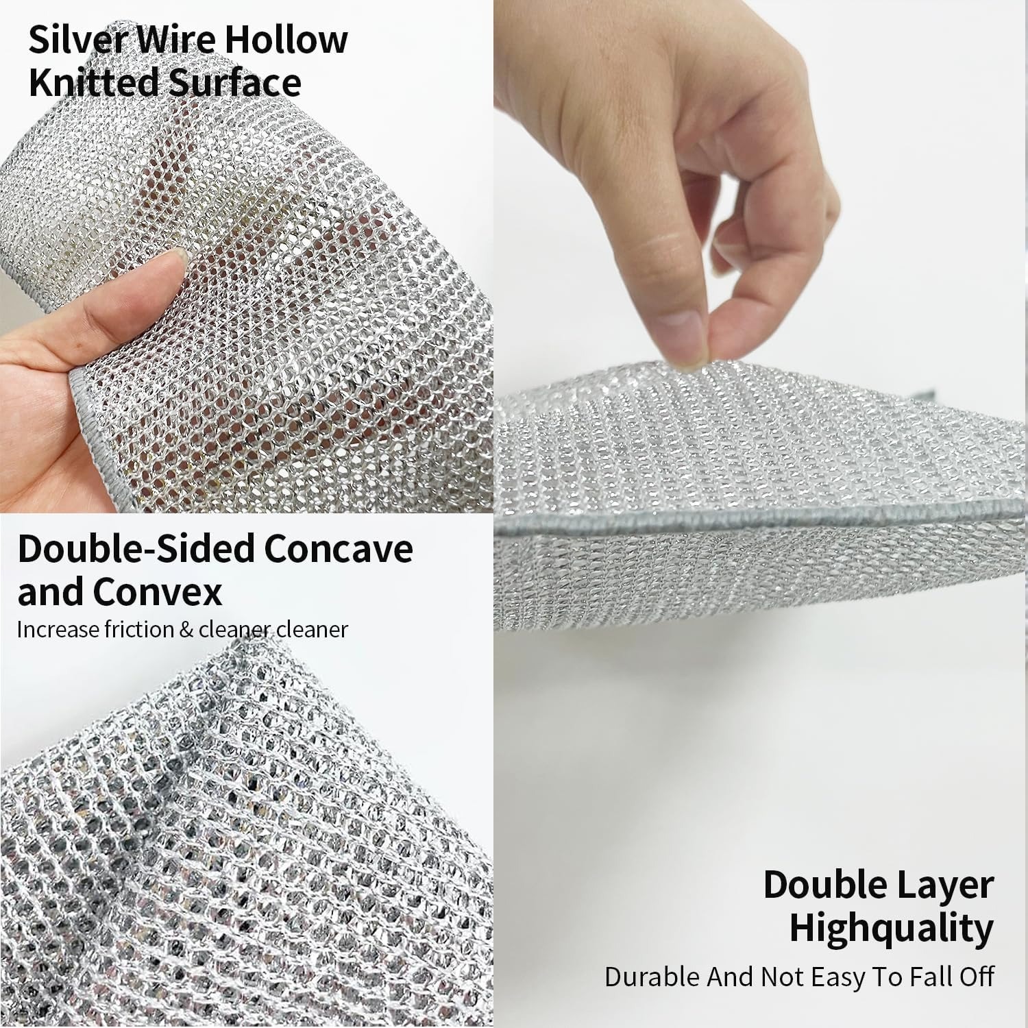 Double Layer Stainless Steel Scrubber Juna
