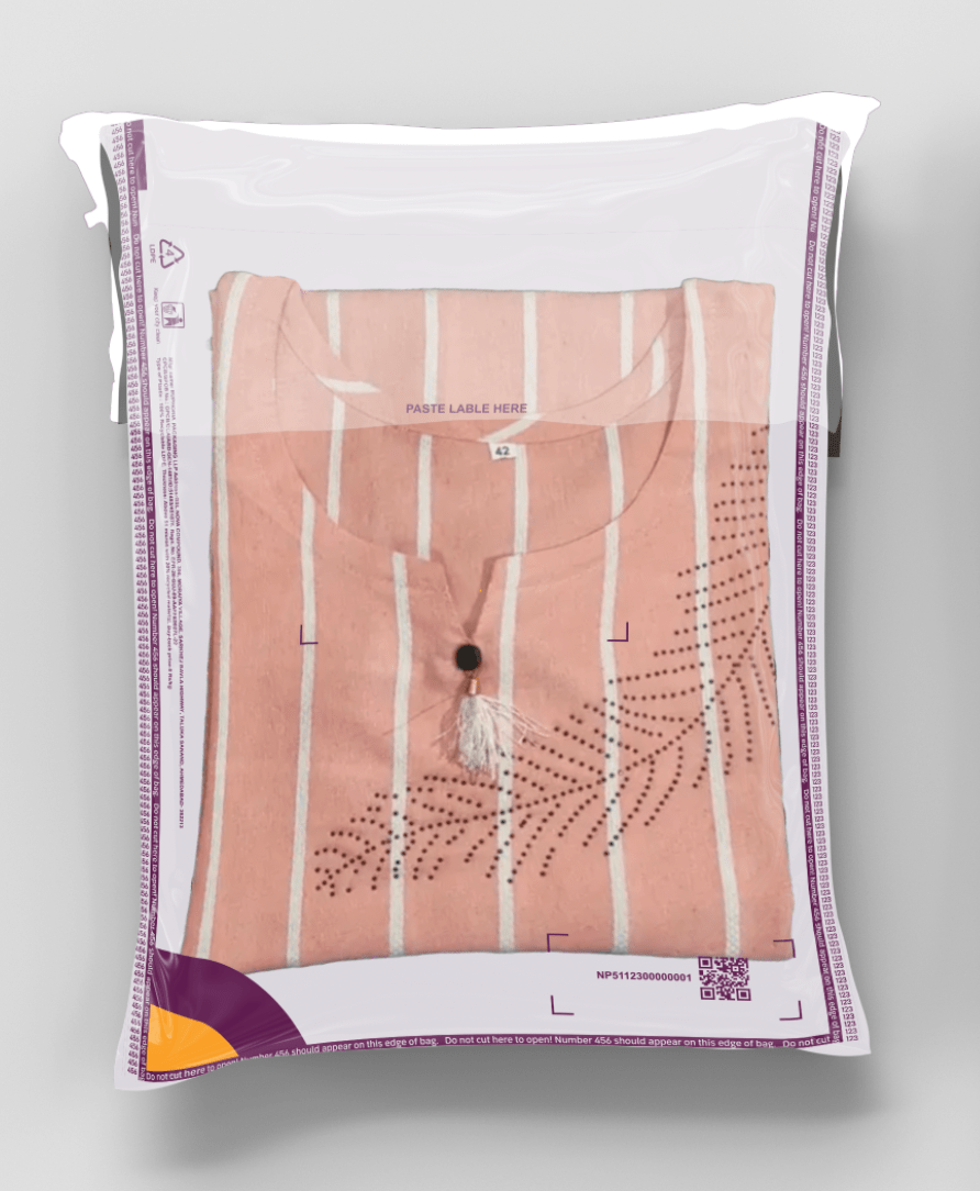 Meesho Poly Transparent 16 X 20 without POD (52 microns)
