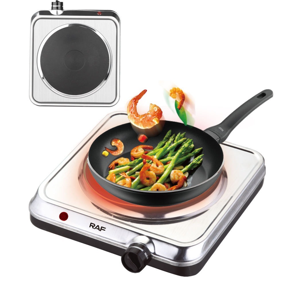 New Launched Stainless Steel Electric Hot Burner Solid Hotplate Countertop Single Flat Burner Hot Plate