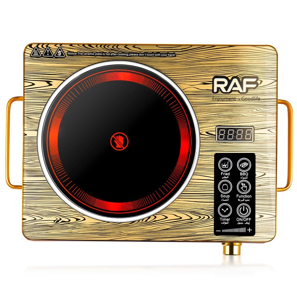 RAF New Portable Infrared Cooker Timer Electric Cooktop Electric Single Stove for Household