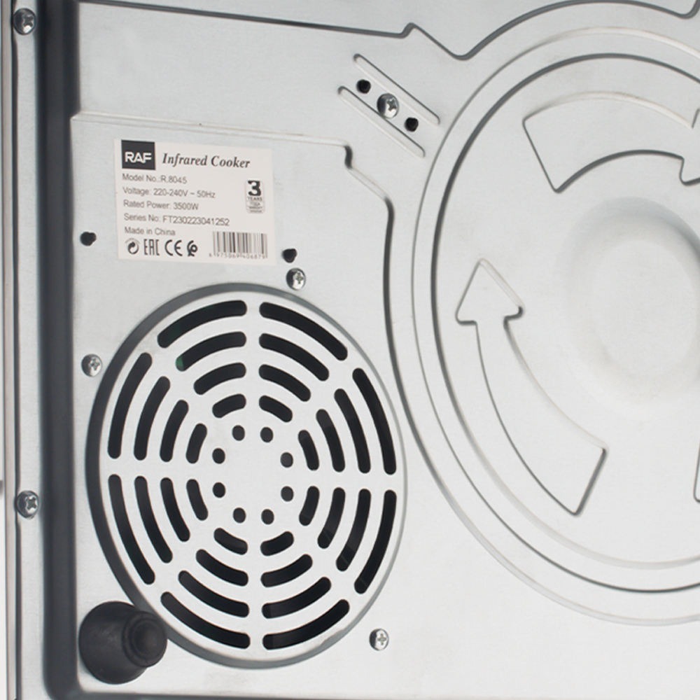 RAF New Infrared Cooker Electric Large Power Micro Crystal Plate Easy Operation Home Use Cooker