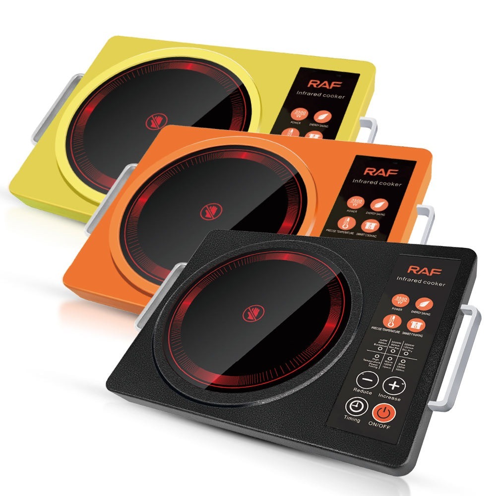 RAF High Quality Infrared Cooker 3500w Large Power Micro Crystal Plate Digital LED Display Cooker
