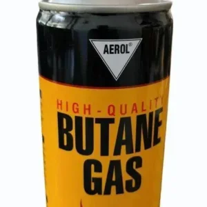 250g Pure Butane Gas Cartridges for Camping Stove, Portable High Pressure Refill Fuel for Welding Torch, Fogging Machine & Lighters, Non-Freeze Canister
