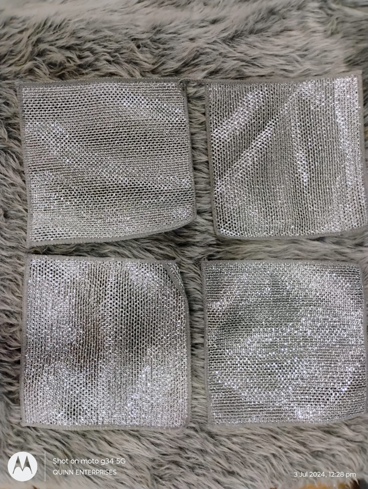 Double Layer Stainless Steel Scrubber Juna