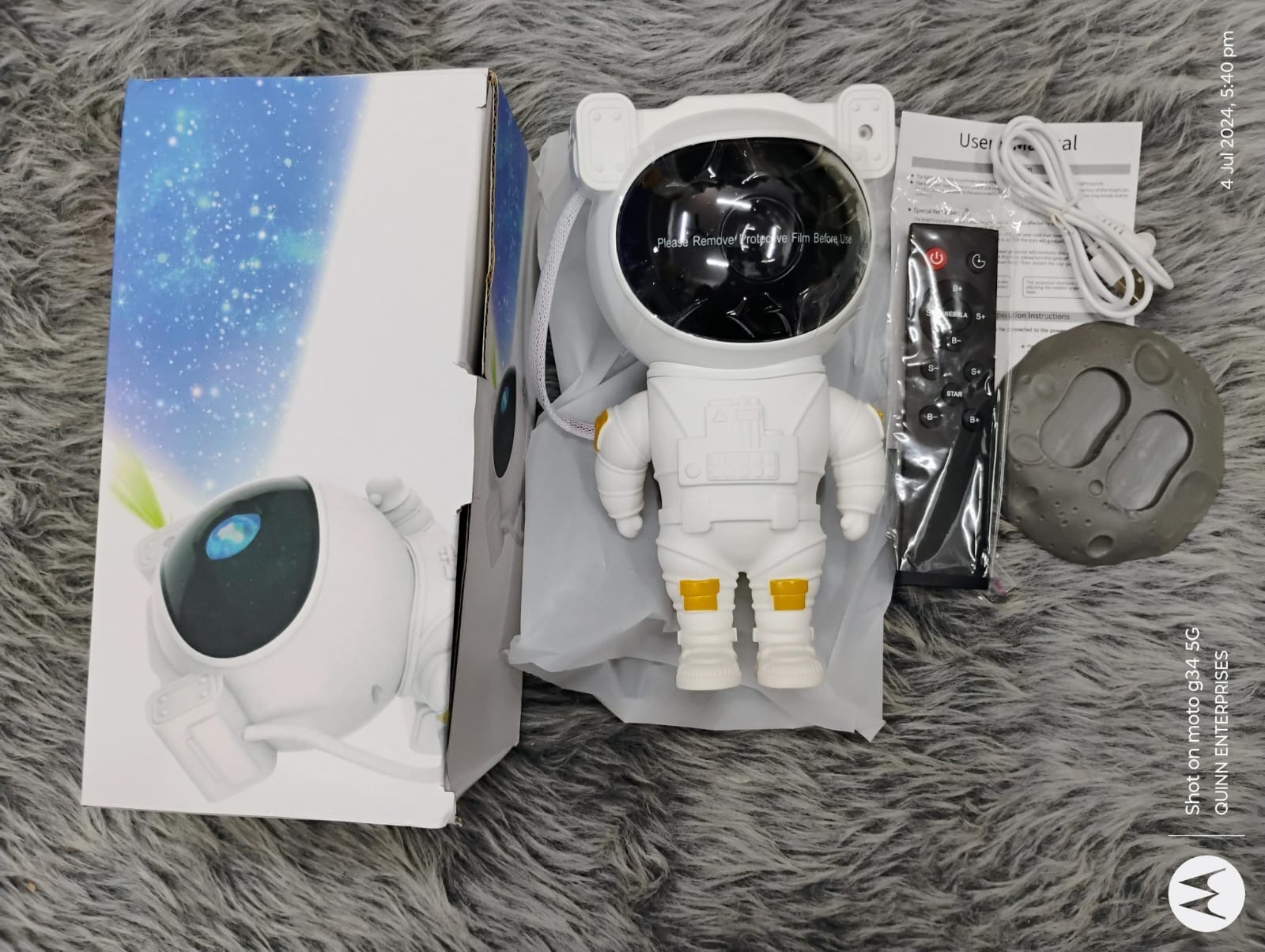 Astronaut Lamp Galaxy Projector Light
