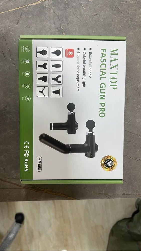 A1 Maxtop Fascial Gun Pro Rechargeable ABS Plastic Facial Massage Gun with Vibration Technology for Neck, Face, and Body