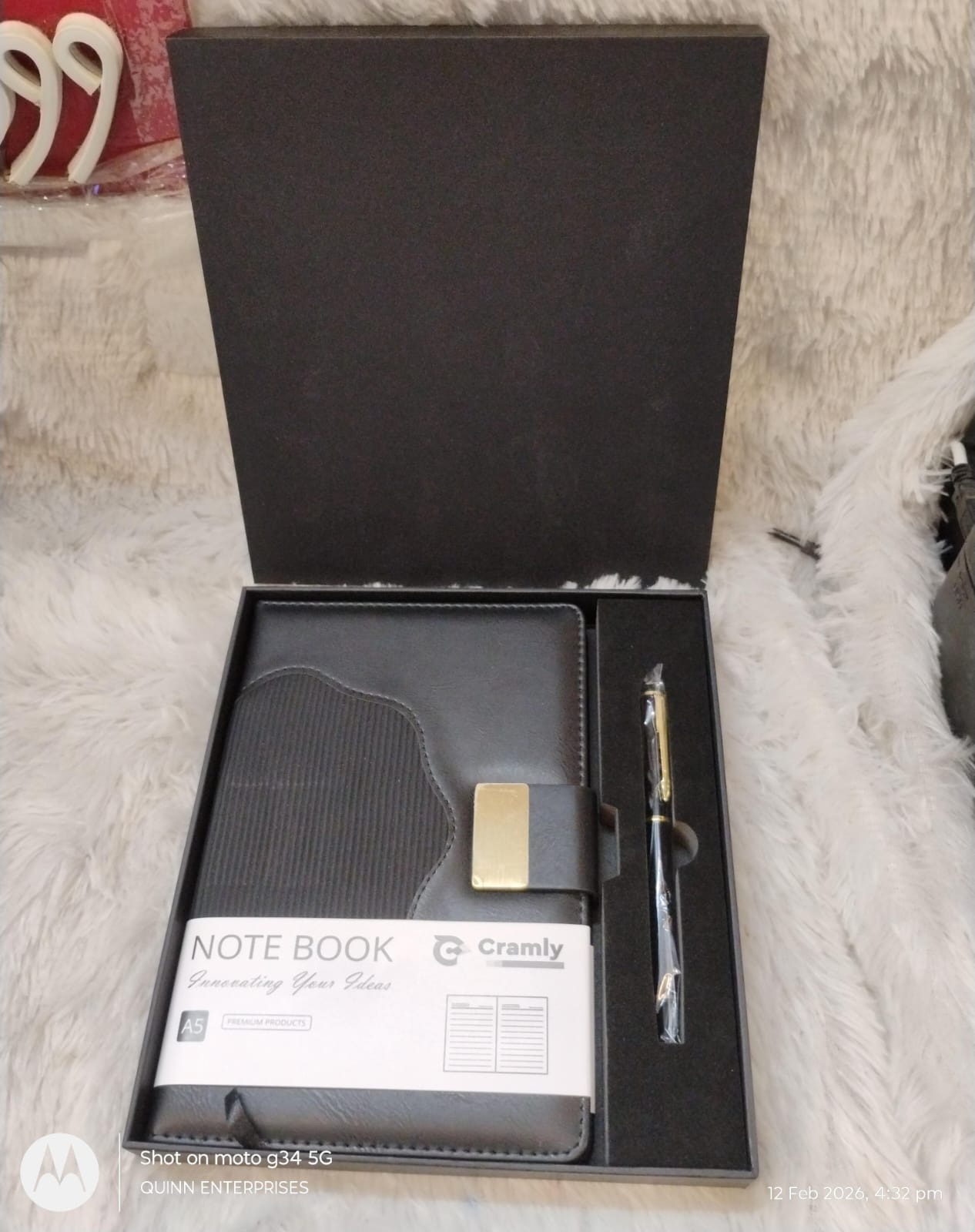 Leather Diary with Elegant Pen  Combo | Ideal for Festive & Corporate Gifting