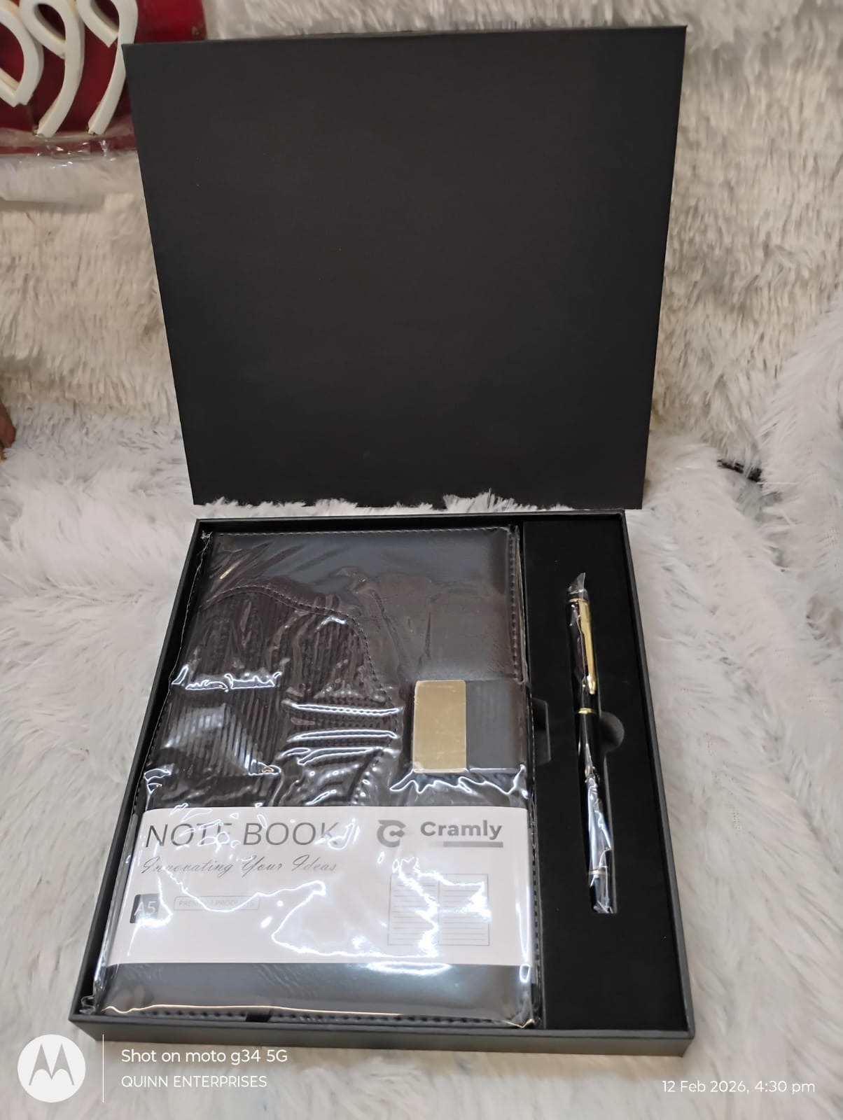 Leather Diary with Elegant Pen  Combo | Ideal for Festive & Corporate Gifting