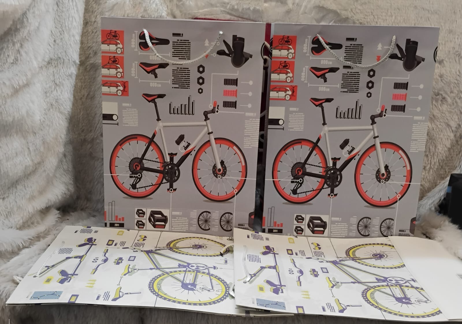 Cycle Paper Carry Bag L size
