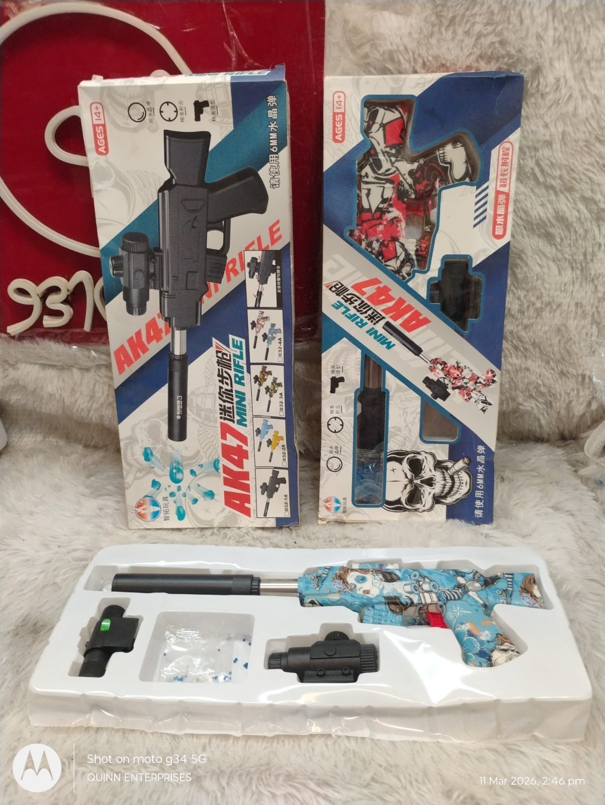 AK 47 Water Gel Blaster Gun