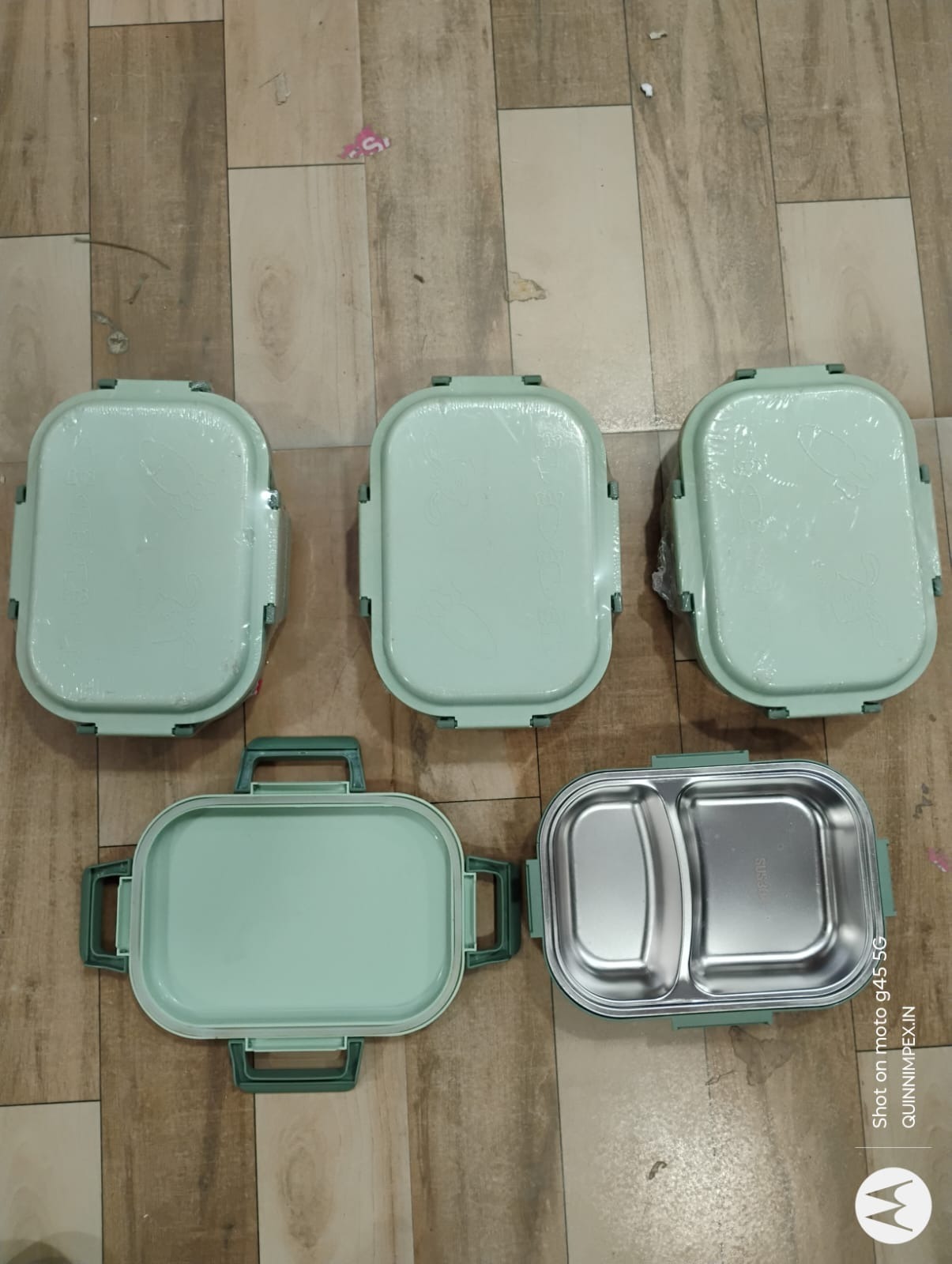 School Tiffins  Green Stainless Steel Insulated Lunch Box |650ML