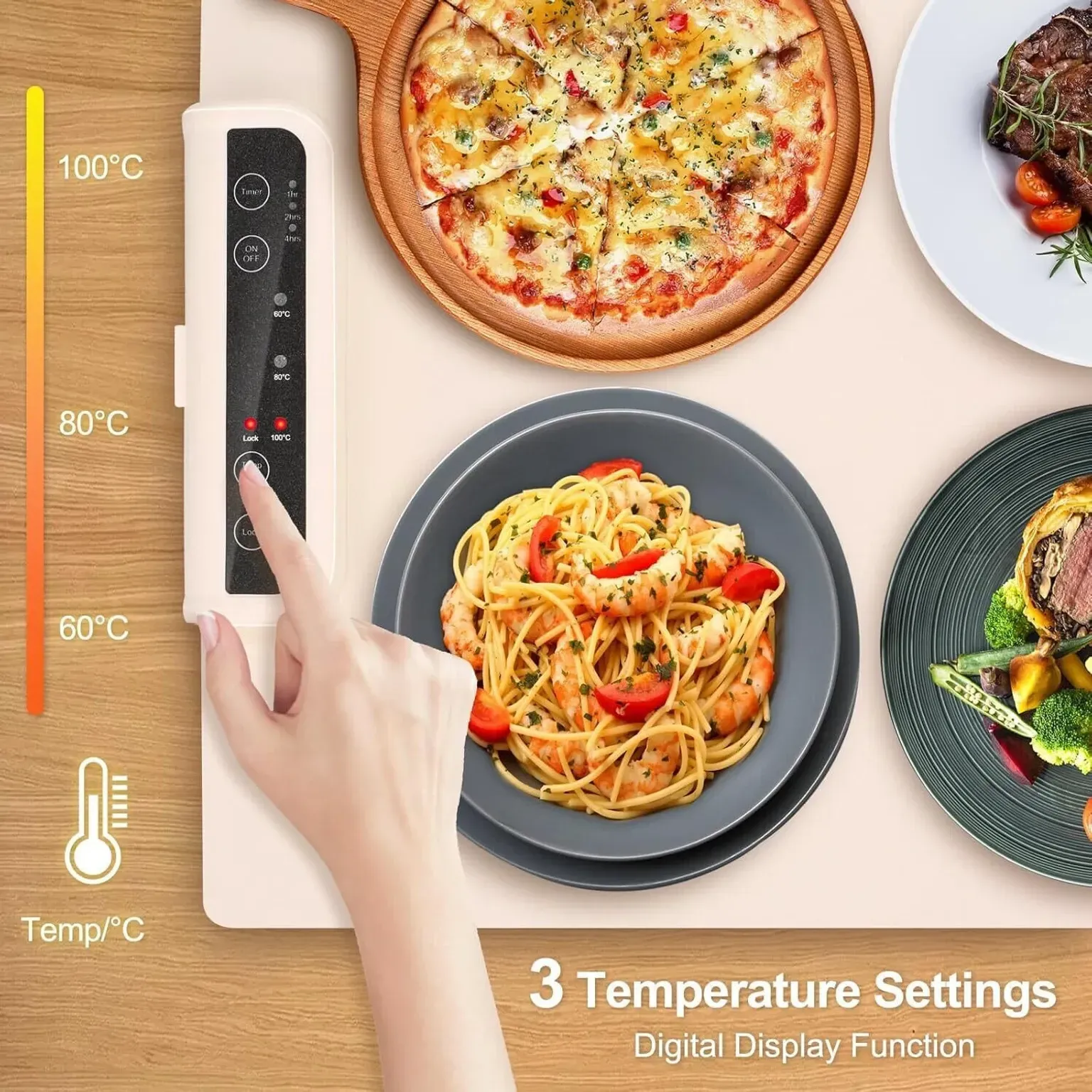 Electric Warming Tray Roll up Food Warming Mat for Countertop Buffet Parties|Home & Garden | Kitchen Dining & Bar | Small Kitchen Appliances |1 Electric Warming Tray
