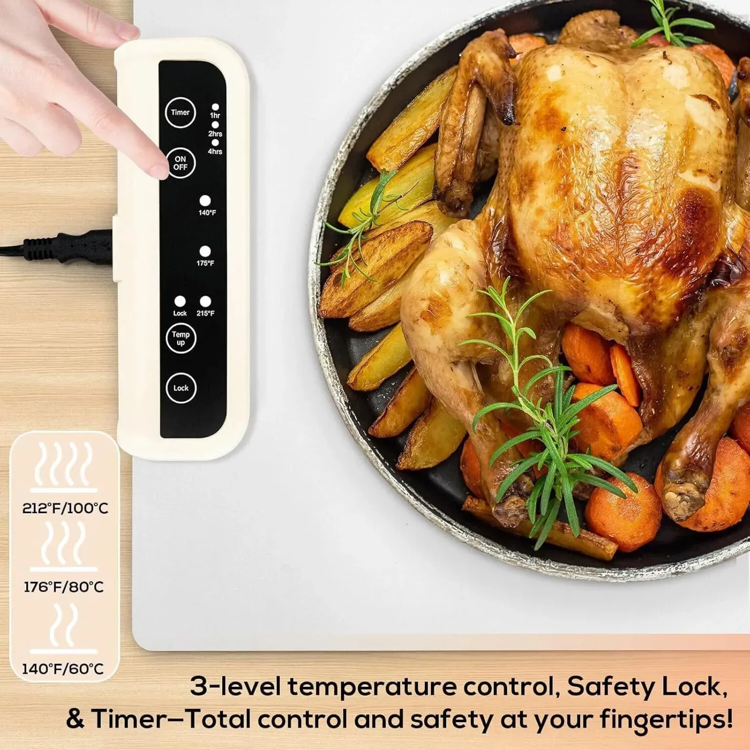 Electric Warming Tray Roll up Food Warming Mat for Countertop Buffet Parties|Home & Garden | Kitchen Dining & Bar | Small Kitchen Appliances |1 Electric Warming Tray