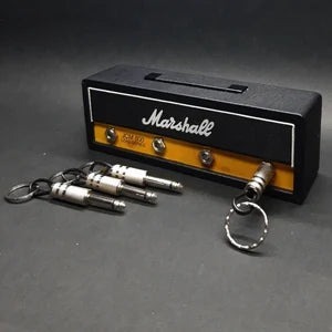 Marshall Key Holder JCM800 Keychain Wall Mounted Storage Key Hooks Guitar Amp Key Hooks for Musician Lovers1, Black